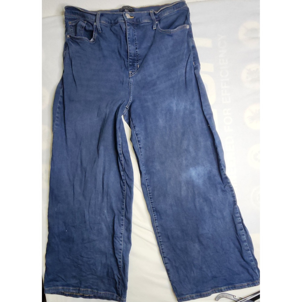 Banana Republic Washwell Wide Leg Jeans Womens Size 33/16 Blue Denim
Inseam 30in